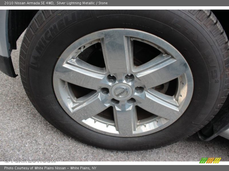 Silver Lightning Metallic / Stone 2010 Nissan Armada SE 4WD