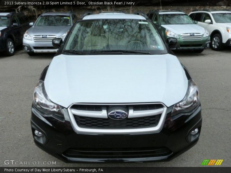 Obsidian Black Pearl / Ivory 2013 Subaru Impreza 2.0i Sport Limited 5 Door