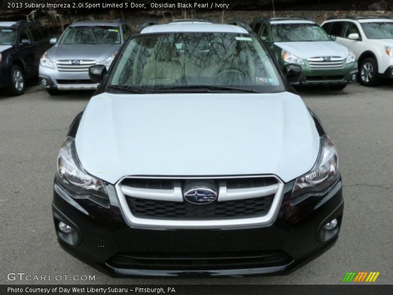 Obsidian Black Pearl / Ivory 2013 Subaru Impreza 2.0i Sport Limited 5 Door