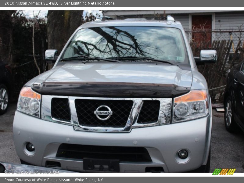 Silver Lightning Metallic / Stone 2010 Nissan Armada SE 4WD