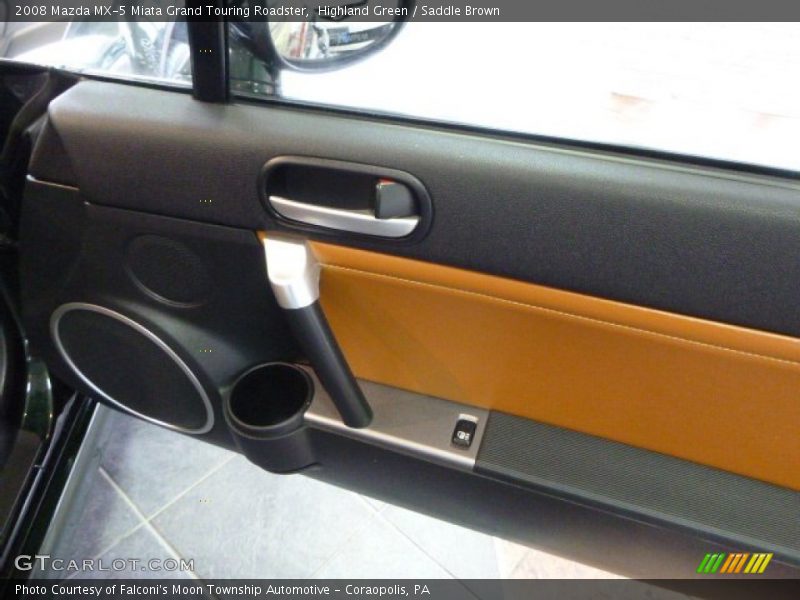 Highland Green / Saddle Brown 2008 Mazda MX-5 Miata Grand Touring Roadster