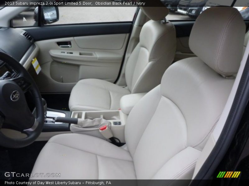 Obsidian Black Pearl / Ivory 2013 Subaru Impreza 2.0i Sport Limited 5 Door