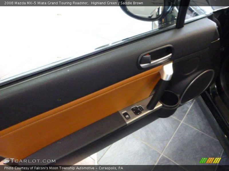 Highland Green / Saddle Brown 2008 Mazda MX-5 Miata Grand Touring Roadster