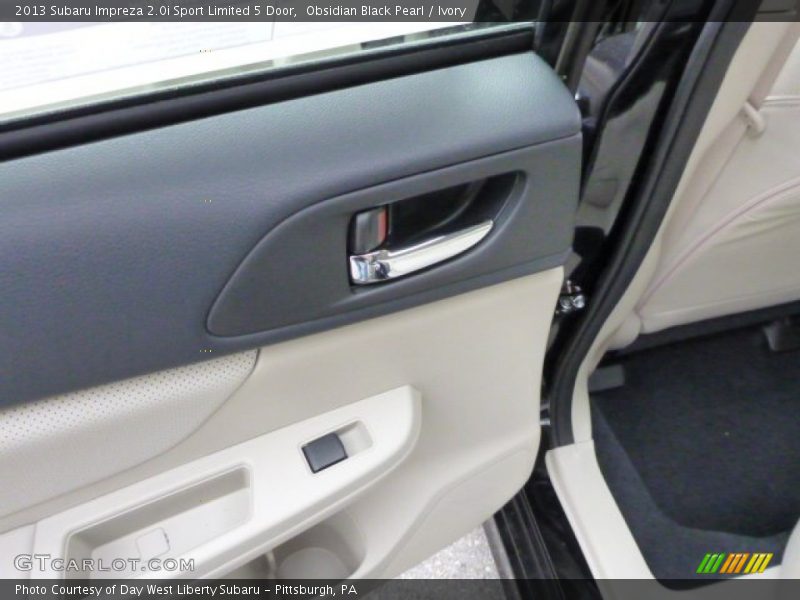 Obsidian Black Pearl / Ivory 2013 Subaru Impreza 2.0i Sport Limited 5 Door