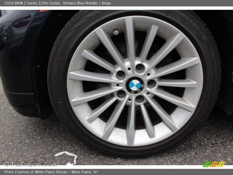 Monaco Blue Metallic / Beige 2009 BMW 3 Series 328xi Sedan