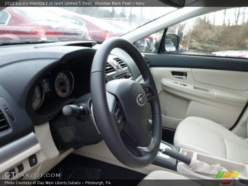Obsidian Black Pearl / Ivory 2013 Subaru Impreza 2.0i Sport Limited 5 Door
