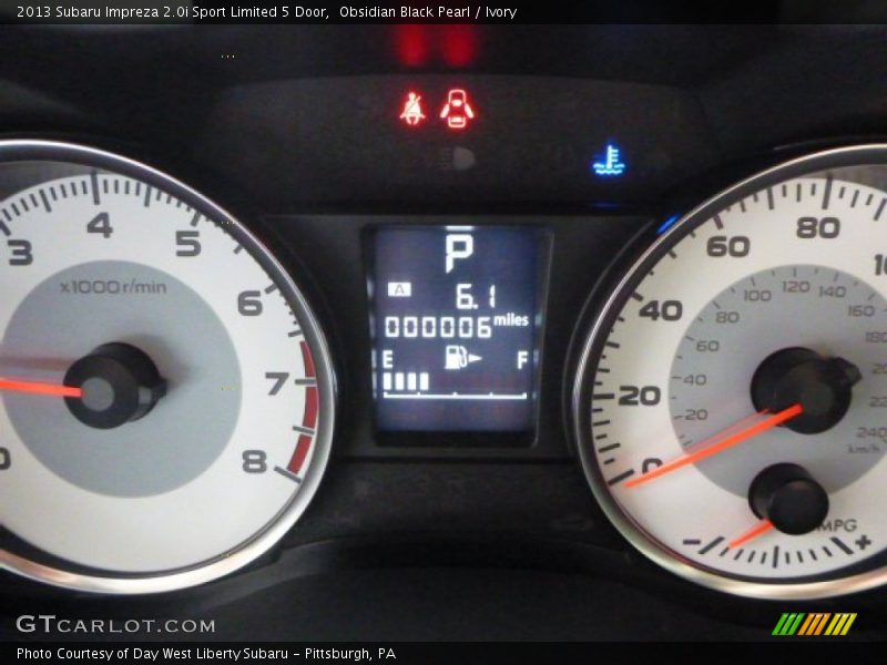 Obsidian Black Pearl / Ivory 2013 Subaru Impreza 2.0i Sport Limited 5 Door