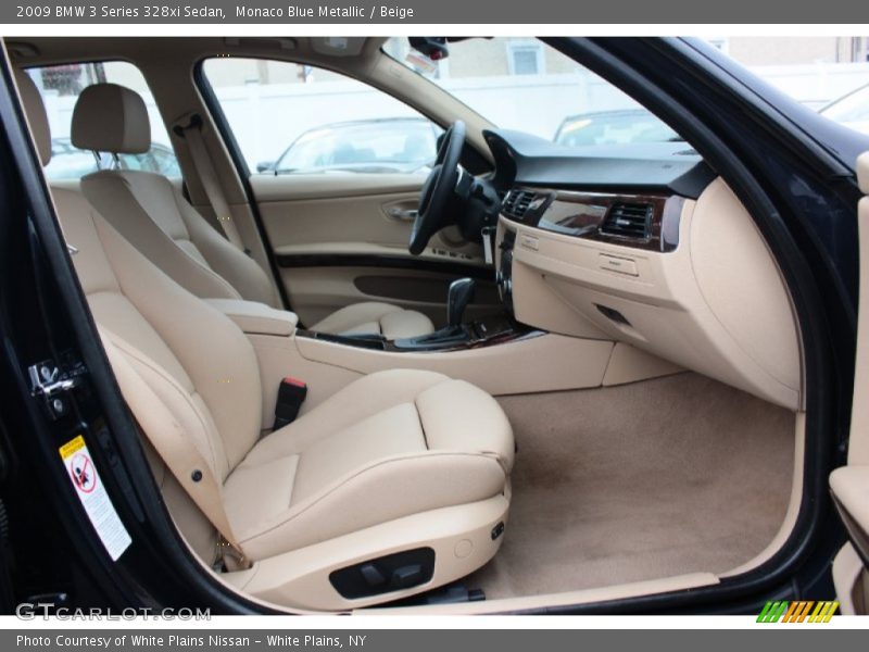 Monaco Blue Metallic / Beige 2009 BMW 3 Series 328xi Sedan