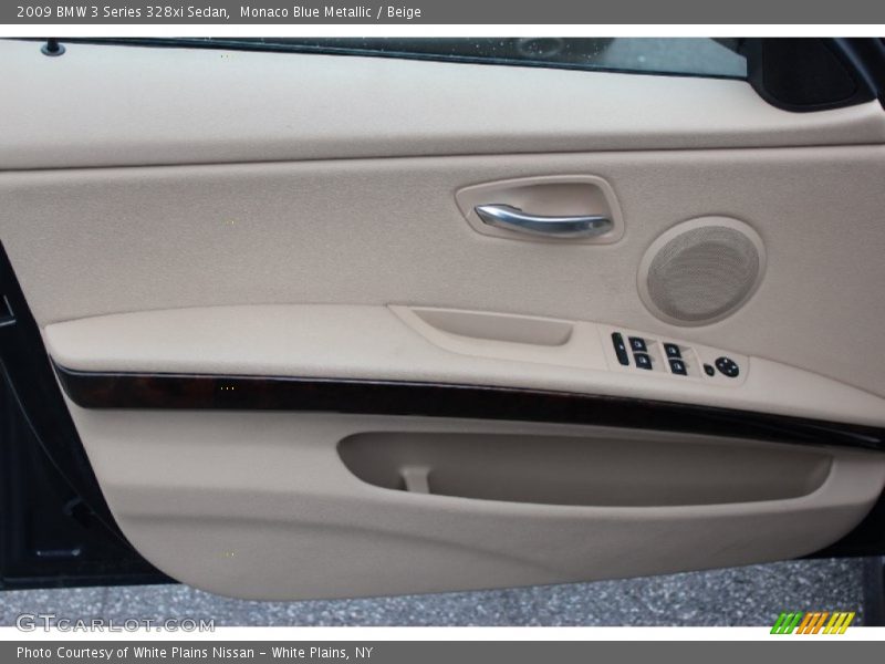 Monaco Blue Metallic / Beige 2009 BMW 3 Series 328xi Sedan