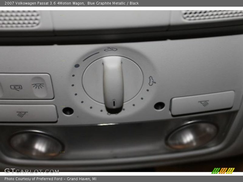 Blue Graphite Metallic / Black 2007 Volkswagen Passat 3.6 4Motion Wagon