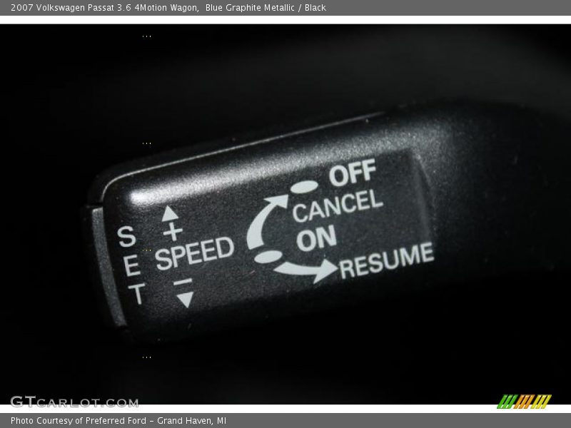 Blue Graphite Metallic / Black 2007 Volkswagen Passat 3.6 4Motion Wagon