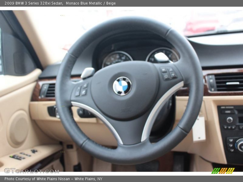 Monaco Blue Metallic / Beige 2009 BMW 3 Series 328xi Sedan