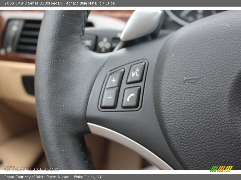 Monaco Blue Metallic / Beige 2009 BMW 3 Series 328xi Sedan