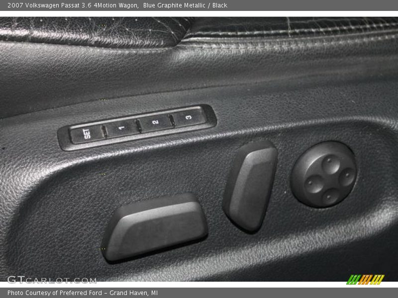 Blue Graphite Metallic / Black 2007 Volkswagen Passat 3.6 4Motion Wagon