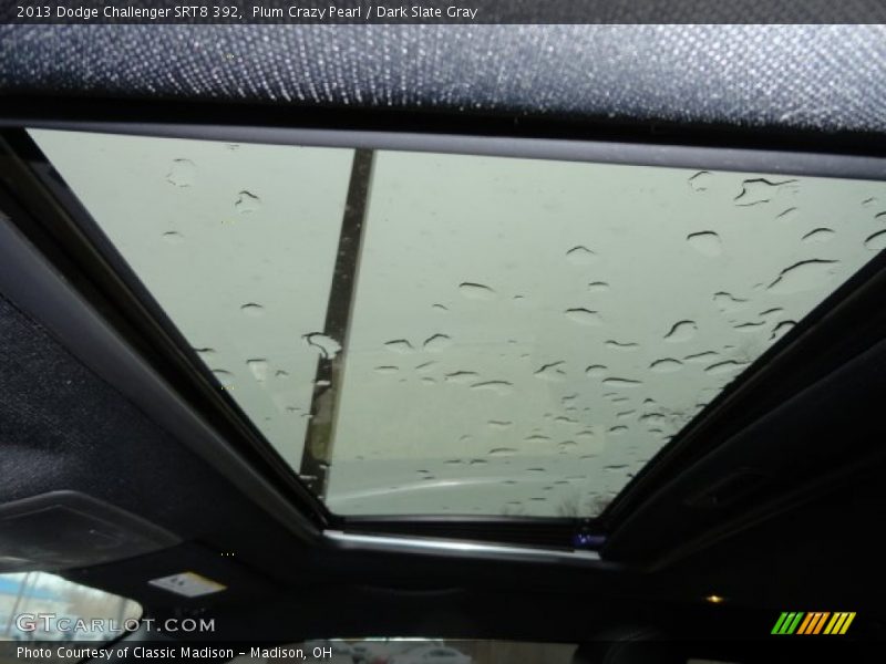 Plum Crazy Pearl / Dark Slate Gray 2013 Dodge Challenger SRT8 392