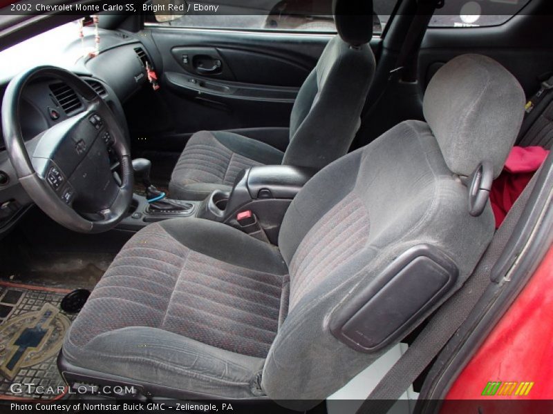 Front Seat of 2002 Monte Carlo SS