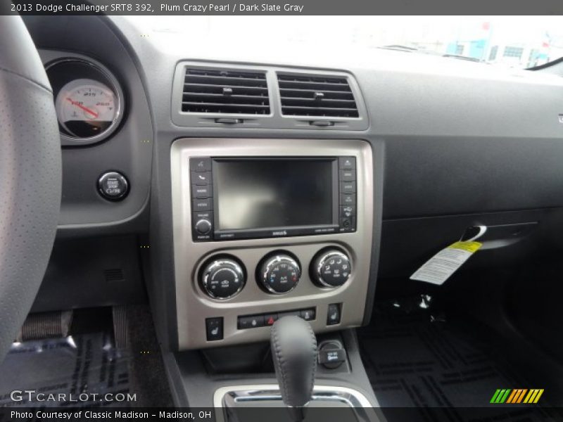 Plum Crazy Pearl / Dark Slate Gray 2013 Dodge Challenger SRT8 392
