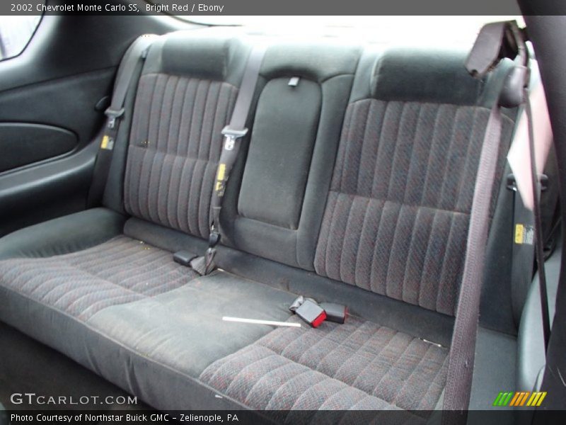 Rear Seat of 2002 Monte Carlo SS