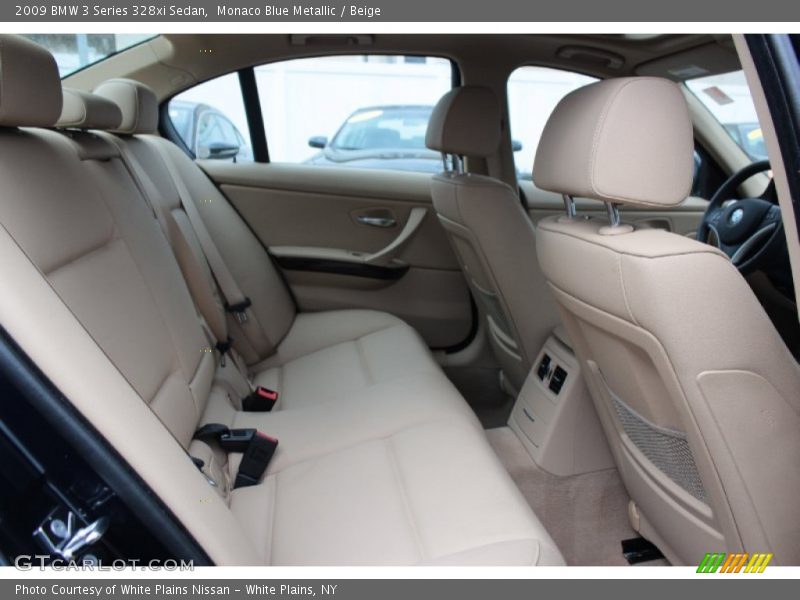 Monaco Blue Metallic / Beige 2009 BMW 3 Series 328xi Sedan