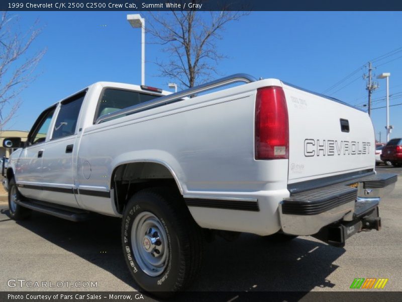 Summit White / Gray 1999 Chevrolet C/K 2500 C2500 Crew Cab