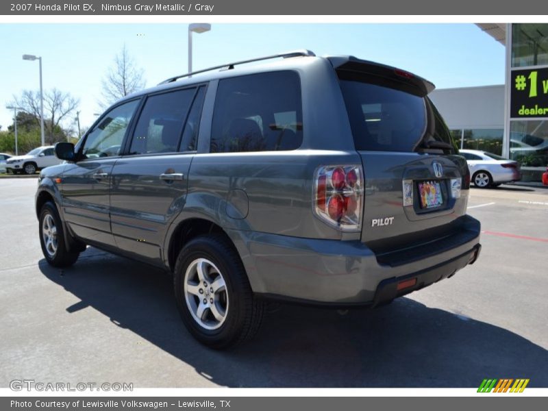 Nimbus Gray Metallic / Gray 2007 Honda Pilot EX