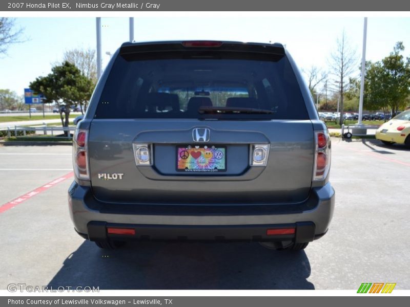 Nimbus Gray Metallic / Gray 2007 Honda Pilot EX