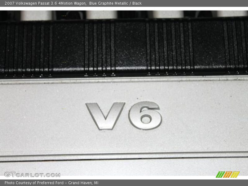 Blue Graphite Metallic / Black 2007 Volkswagen Passat 3.6 4Motion Wagon