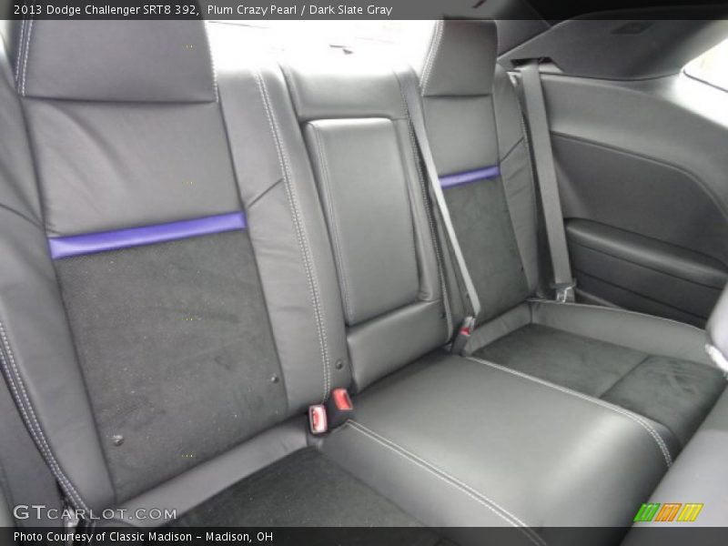 Rear Seat of 2013 Challenger SRT8 392