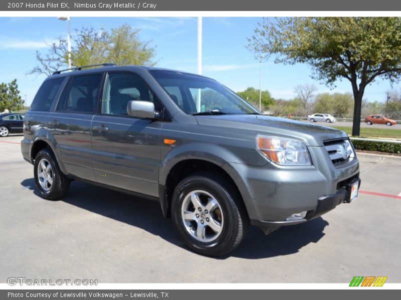Nimbus Gray Metallic / Gray 2007 Honda Pilot EX