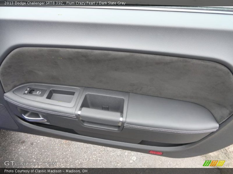 Plum Crazy Pearl / Dark Slate Gray 2013 Dodge Challenger SRT8 392