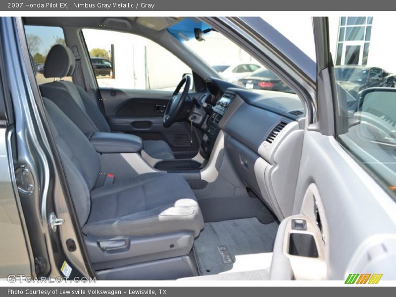 Nimbus Gray Metallic / Gray 2007 Honda Pilot EX