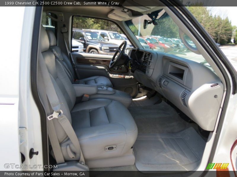 Summit White / Gray 1999 Chevrolet C/K 2500 C2500 Crew Cab