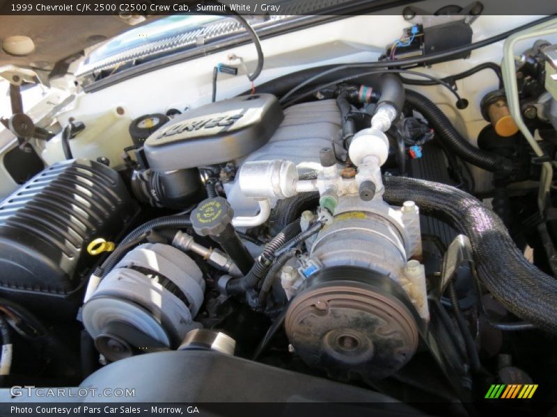 Summit White / Gray 1999 Chevrolet C/K 2500 C2500 Crew Cab