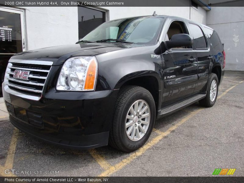 Onyx Black / Cocoa/Light Cashmere 2008 GMC Yukon Hybrid 4x4