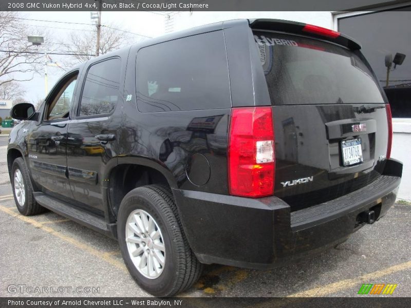 Onyx Black / Cocoa/Light Cashmere 2008 GMC Yukon Hybrid 4x4