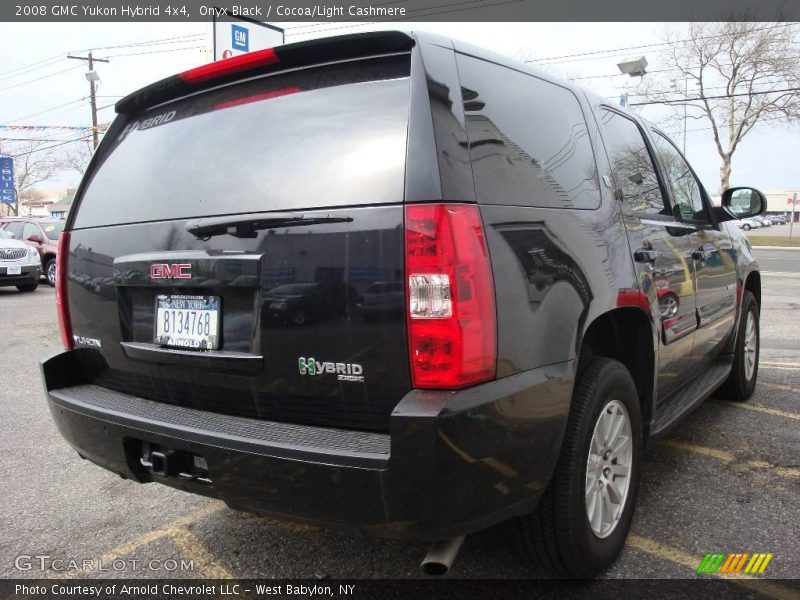 Onyx Black / Cocoa/Light Cashmere 2008 GMC Yukon Hybrid 4x4