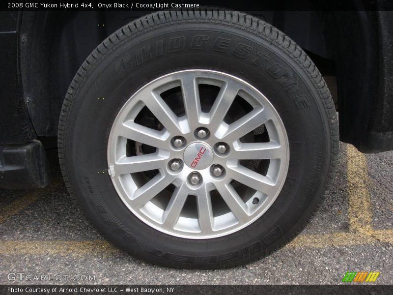 Onyx Black / Cocoa/Light Cashmere 2008 GMC Yukon Hybrid 4x4