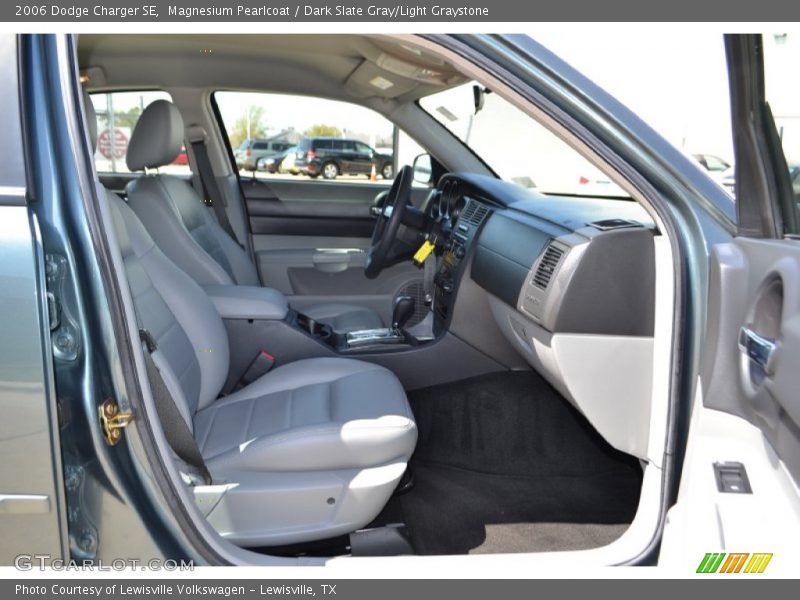 Magnesium Pearlcoat / Dark Slate Gray/Light Graystone 2006 Dodge Charger SE