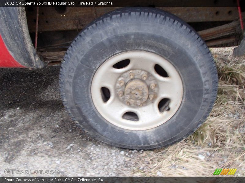 Fire Red / Graphite 2002 GMC Sierra 2500HD Regular Cab