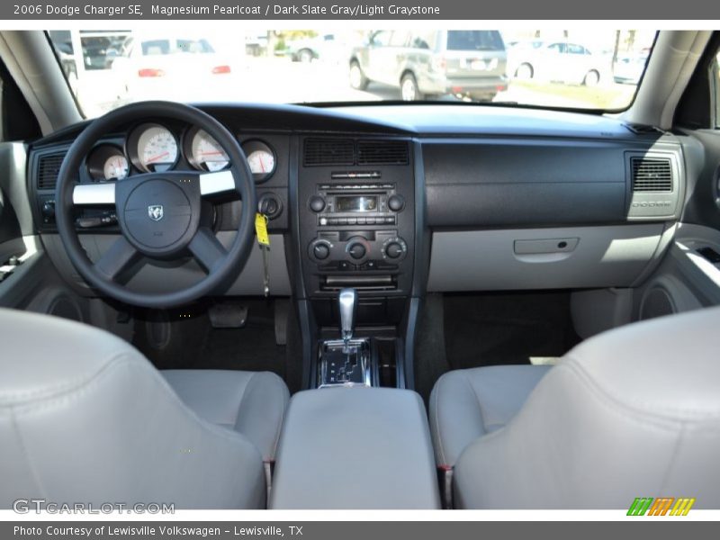 Magnesium Pearlcoat / Dark Slate Gray/Light Graystone 2006 Dodge Charger SE