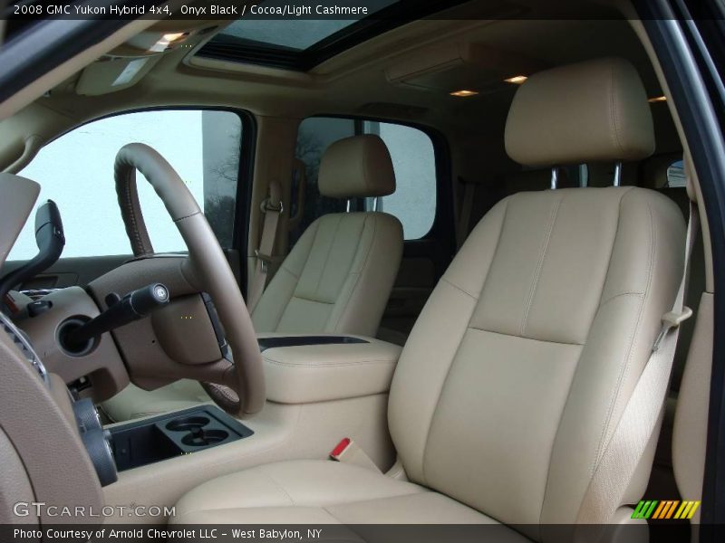 Onyx Black / Cocoa/Light Cashmere 2008 GMC Yukon Hybrid 4x4