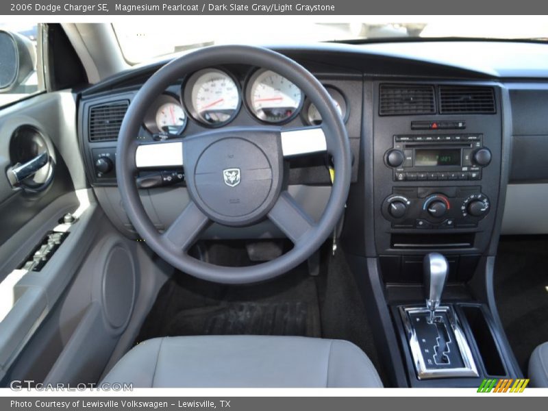 Magnesium Pearlcoat / Dark Slate Gray/Light Graystone 2006 Dodge Charger SE