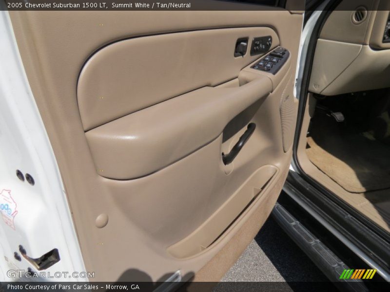 Summit White / Tan/Neutral 2005 Chevrolet Suburban 1500 LT