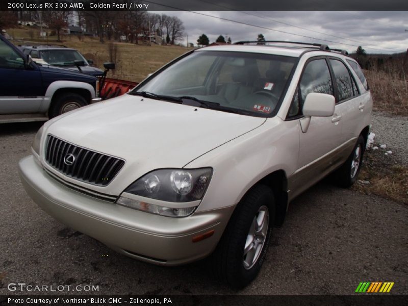 Golden Pearl / Ivory 2000 Lexus RX 300 AWD