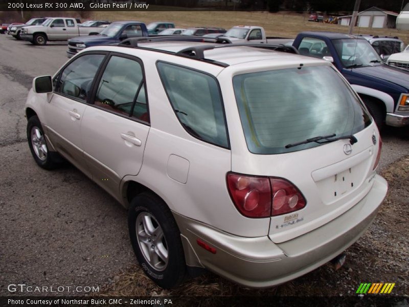 Golden Pearl / Ivory 2000 Lexus RX 300 AWD