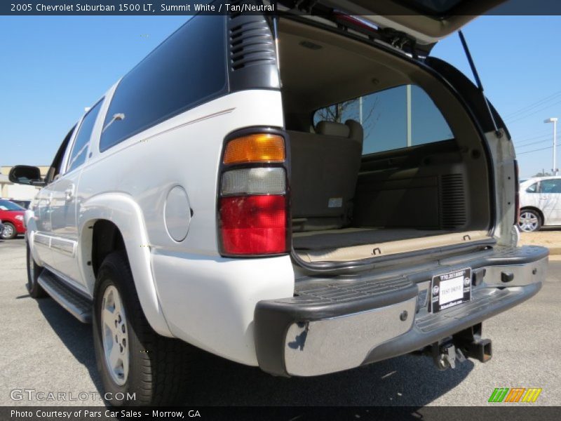 Summit White / Tan/Neutral 2005 Chevrolet Suburban 1500 LT