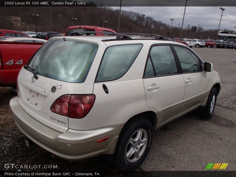 Golden Pearl / Ivory 2000 Lexus RX 300 AWD