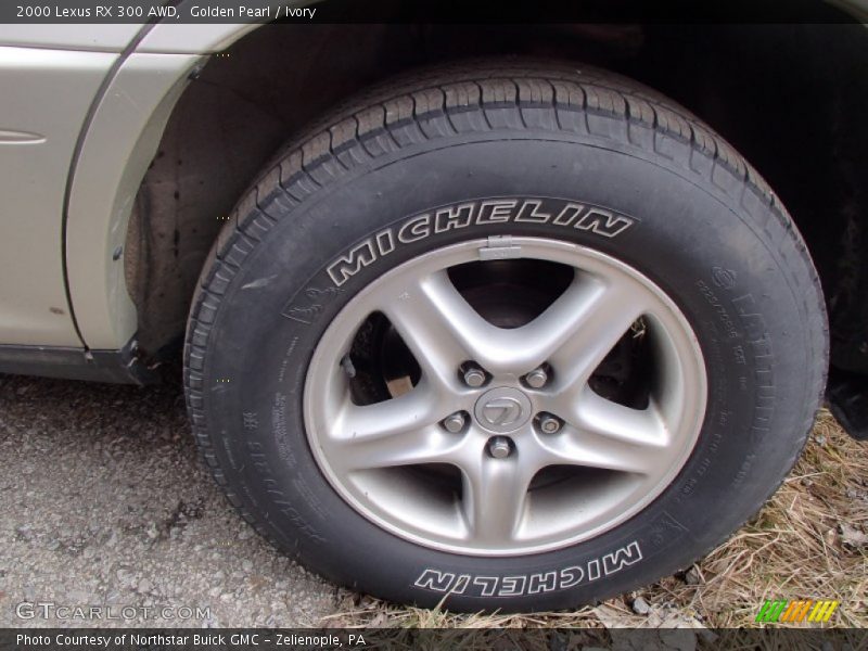 Golden Pearl / Ivory 2000 Lexus RX 300 AWD