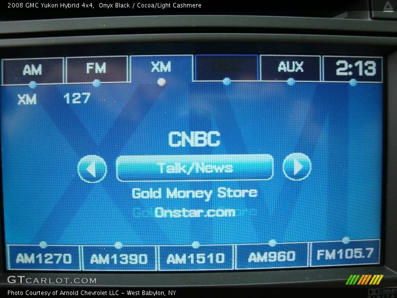 Onyx Black / Cocoa/Light Cashmere 2008 GMC Yukon Hybrid 4x4