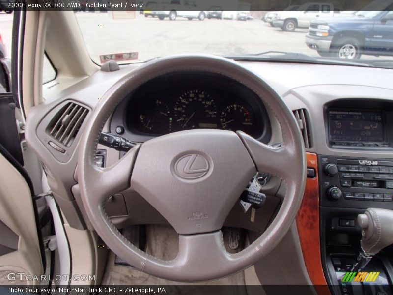 Golden Pearl / Ivory 2000 Lexus RX 300 AWD